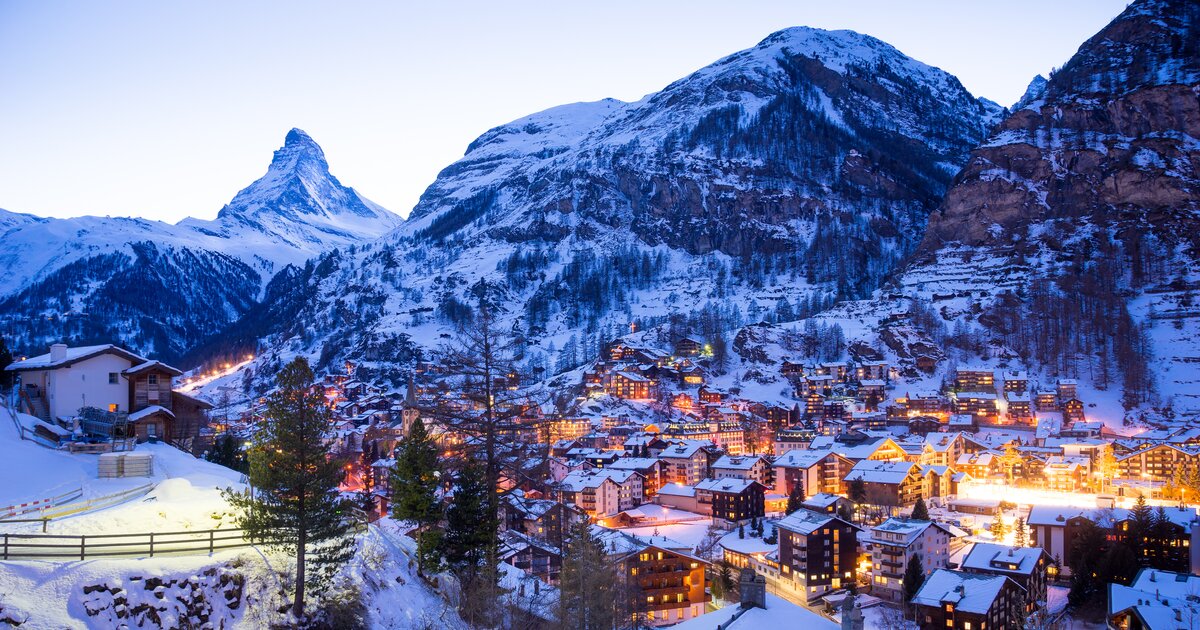 Zermatt mùa Giáng Sinh như 1 bức trảnh thần tiên